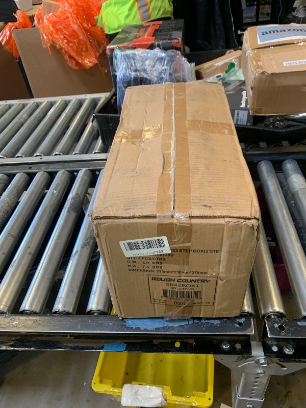 Photo 1 of Rough Country SRX2 Adjustable Aluminum Steps for Toyota Tundra (2022-2025) - CrewMax Models - Modular Running Boards with Slide-Adjust Steps