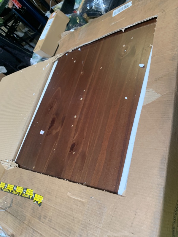 Photo 1 of Walker Edison Sloane 3-Drawer Groove Handle Solid Pine Wood Dresser, 36 Inch, Walnut