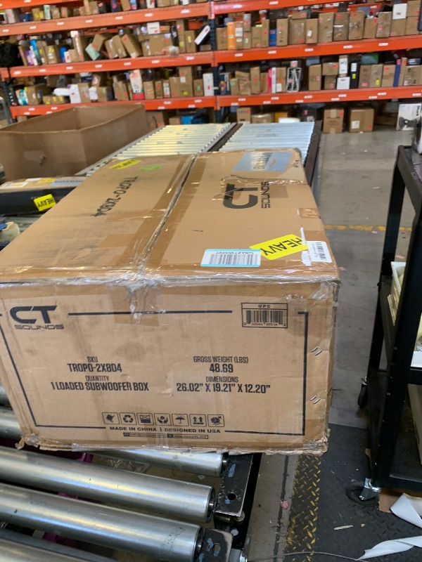 Photo 1 of CT Sounds Dual 8” 1600W Loaded Tropo Series Ported Car Subwoofer Box - TROPO-2X8D4