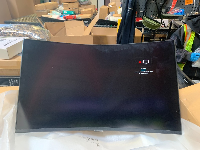 Photo 1 of Samsung 37” Odyssey G7 (G75F) 4K UHD Resolution, 165Hz, Curved Gaming Monitor, 1ms Response Time (GtG), VESA DisplayHDR™ 600, AMD FreeSync™ Premium Pro, LS37FG75DENXZA, 2025