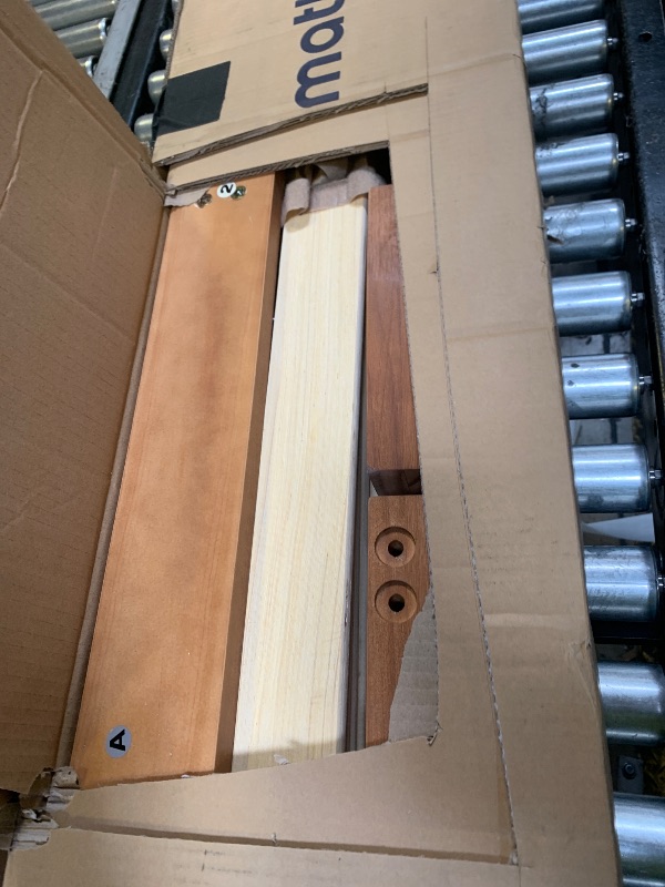 Photo 1 of Mellow Naturalista Classic 12-Inch Solid Wood Platform Bed | Wooden Slats, No Box Spring Needed, Easy Assembly | Twin, Natural Pine