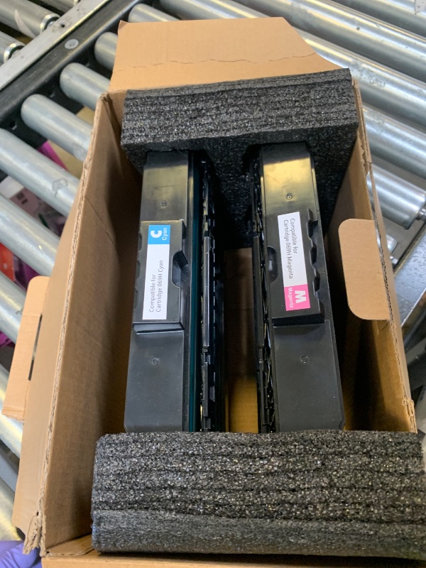 Photo 1 of 069 Toner Cartridge 4 Pack (with Chip) Compatible Replacement for Canon 069 069 H Works for Canon Color ImageCLASS MF753Cdw MF751Cdw LBP674Cdw LBP674C MF750C Series Printer