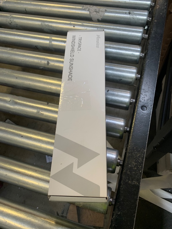 Photo 1 of [Upgraded] Nmoiss Windshield Sun Shade Umbrella - [Vinyl Coating Heat Shield] Protect Car from Sun Rays & Heat Damage Keep Cool and Protect Interior, Spring Structure Edge Medium 56" L x 31" W