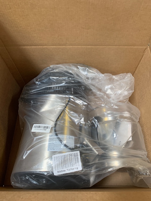 Photo 1 of **USED** UNTESTED** VEVOR Water Distiller, 6L/1.6 Gallon Larger Water Distilled Machine, 900W Distilling Water Maker with Glass Carafe, 0-99H Timing Set, Time & Temp Display, 304 Stainless Steel Water Stiller, Silver