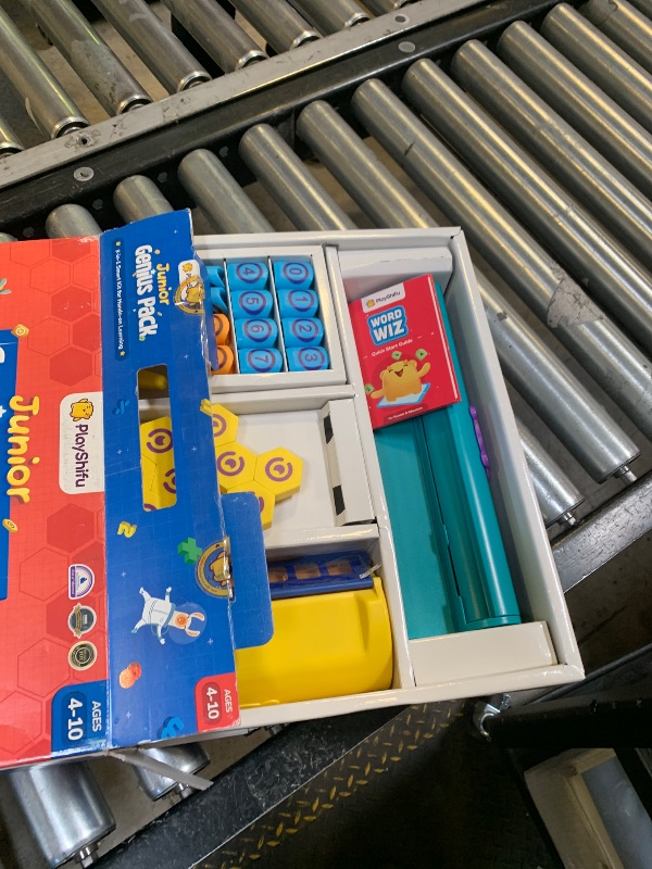 Photo 1 of PlayShifu Junior Genius Pack | 3-in-1 STEM Learning Kit with Word Wiz, Mission Math & Connecto | Tech-Powered Educational Toys for Kids Ages 4–10 | Gift for Boys & Girls | Tablet Not Included