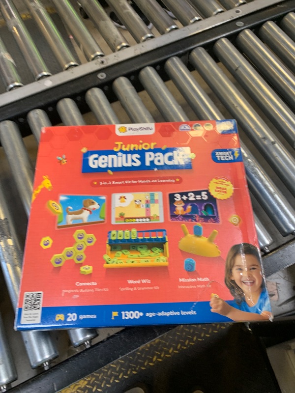 Photo 1 of PlayShifu Junior Genius Pack | 3-in-1 STEM Learning Kit with Word Wiz, Mission Math & Connecto | Tech-Powered Educational Toys for Kids Ages 4–10 | Gift for Boys & Girls | Tablet Not Included