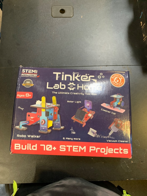 Photo 1 of Butterfly EduFields 70+ Jumbo STEM Projects Kit for Kids Age 12-14 | Engineering & STEM Robotic Kits for 8-12 Year Olds | Electronics Circuits | Best Birthday Gift for Kids Age 12-14