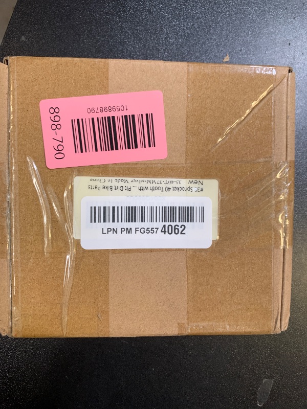 Photo 1 of #35 Sprocket 40 Tooth with Chain Adjuster Replacement for Go Kart Mini Bike CRF50 XR50 70-100cc Pit Dirt Bike Parts (Silver) uni 0