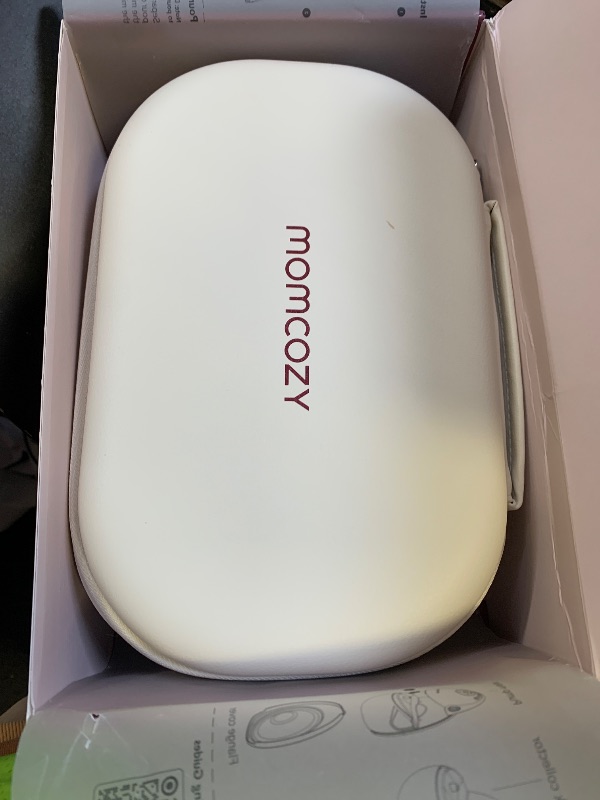 Photo 1 of Momcozy Breast Pump Hands Free Mobile Style | M6, Wearable Breastfeeding Pump Ideal Rhythm for More Milk, DoubleFit Flange More Fit & Discreet with 3 Modes & 9 Levels, 24mm - 2 Pack Cozy Red