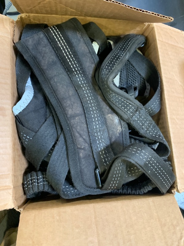 Photo 1 of LISPOO Dog Pulling Harness for Running, Skiing, Biking & Weight Pulling – Adjustable Sled Dog Harness with Leash & Waist Leash Attachment for Medium & Large Breeds (L)