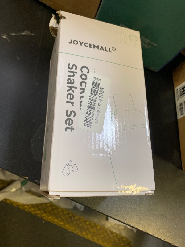 Photo 1 of JOYCEMALL 13 oz Glass Cocktail Shaker - Leakproof Shaker Set with Metallic Steel Lid & Built - in Strainer, Professional Bar Mixing Set for Martini, Whiskey, Margarita and More Drinks - Gold