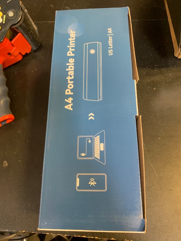 Photo 1 of NDYIN Portable Printers Wireless for Travel, N80 Wireless Thermal Printer Bluetooth Inkless Printer Support 8.5" X 11" US Letter & A4, Compatible with iOS, Android, Laptop