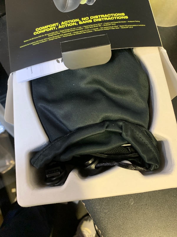 Photo 1 of Skullcandy Icon ANC Wireless On-Ear Bluetooth Headphones, Active Noise Cancelling, 60 Hours Battery, Sweat Water Resistant, Foldable Durable Travel Ready, Microphone for iPhone Android - True BlackLPNPMFN8193577