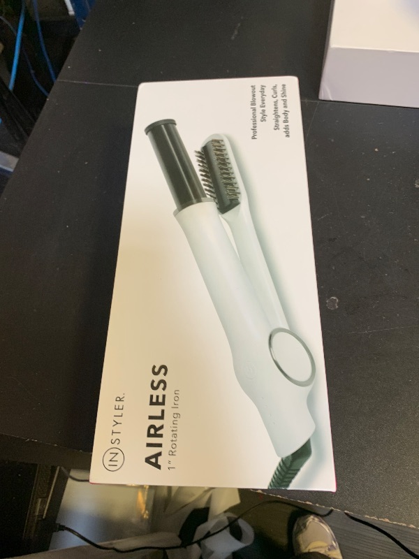 Photo 1 of InStyler Airless 1in. 2 Way Rotating Tourmaline Blowout Revolving Hair Styler with 4 Heat Setting