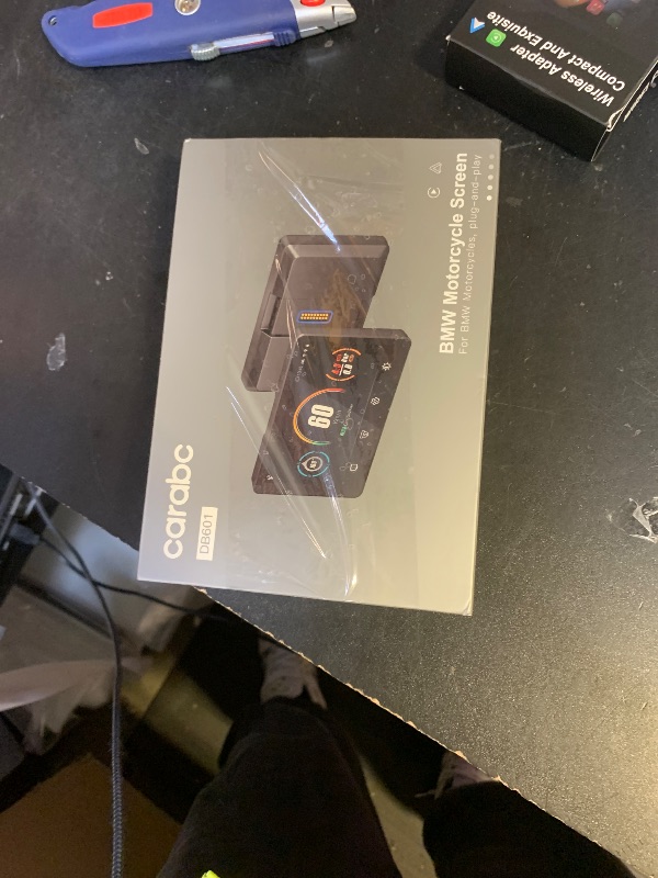 Photo 1 of CARABC DB601 for BMW Motorcycles Touchscreen,Plug & Play Smart Display,Support CarPlay/Android Auto,IP68 Waterproof,60Fps,Built-in GPS,Data Reading