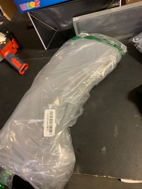 Photo 1 of ZXMOBY PU Commode Chair Cushion Universal Fit, Thick Sponge Padded Soft Pad for Bedside Commode Seat Toilet Chair, Waterproof Cover Shower Seat Wheelchair, U Shape C Shape for Elderly