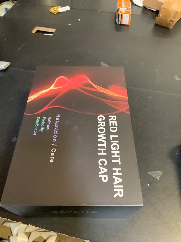 Photo 1 of CAYAMA Red Light Hair Growth Cap, Cordless Red Light Therapy for Hair Growth Appearance, Adjustable Fit with Remote Control, At-Home Scalp Care for Men & Women