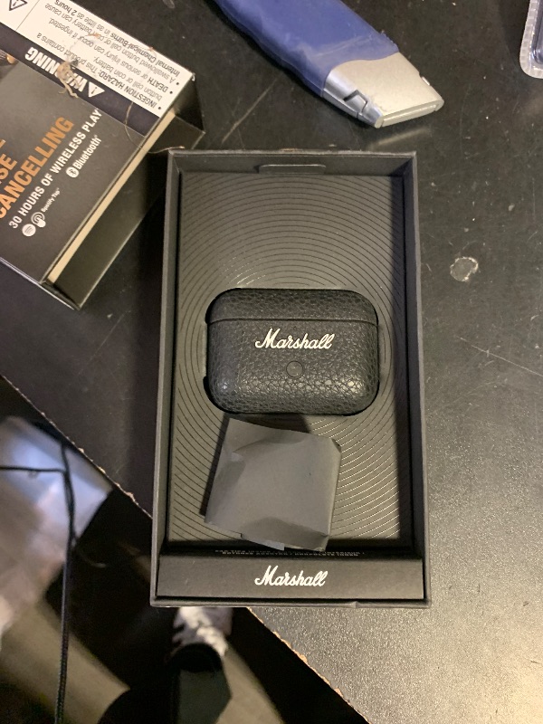 Photo 1 of **SELLING FOR PARTS**Marshall Motif II True Wireless Active Noise-Canceling Earbuds Headphones, Black