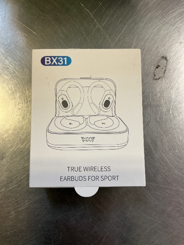 Photo 1 of sajawass Wireless Earbuds Bluetooth 5.4 Headphones, IPX7 Waterproof Earphones, Over-Ear Earphones, Noise Canceling Ear Buds with 75hr Playtime, LED Power Display for Sports/Workouts - Rose Gold