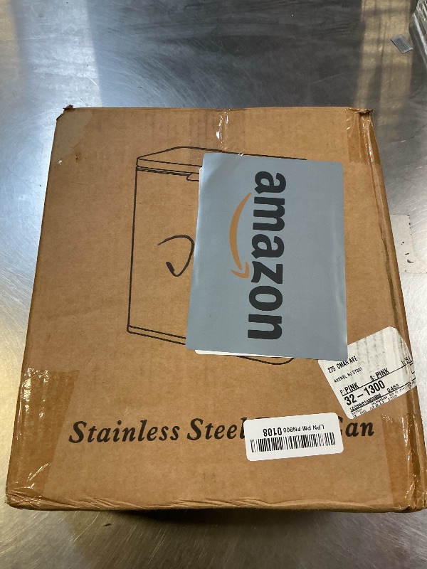 Photo 1 of LINSSEN Stainless Steel Hanging Trash Can with Lid and Inner Bucket, 2 Gallon Kitchen Compost Bin for Counter Top, Under Sink or Wall Mount, Small Garbage Can for Cupboard/Bathroom/Bedroom/RV