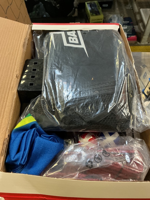 Photo 1 of **INCOMPLETE** HYES 2 in 1 Dual Shot Basketball Arcade Game with 2 Dart Boards/Electronic Scoreboard/LED Light, Kids Basketball Hoop for Home Indoor Outdoor, Sport Toys for Boys Girls