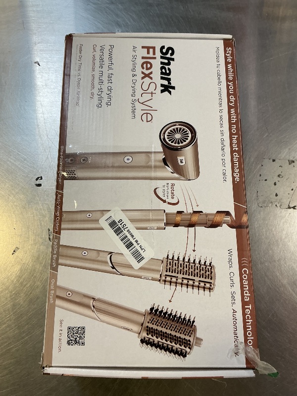 Photo 1 of Shark HD430 FlexStyle Air Styling & Drying System, Powerful Hair Dryer Brush & Multi-Styler with Auto-Wrap Curlers, Paddle Brush, Oval Brush, Concentrator Attachment, Stone