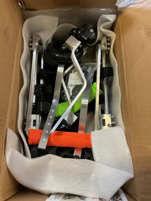 Photo 1 of Dog Wheel Chair, Adjustable 4 Wheel Pet Wheelchair with Handle for Small and Medium Sized Cats/Dogs, Dog Wheelchair Cart for Front Leg Arthritis, Weak Limbs (XS)