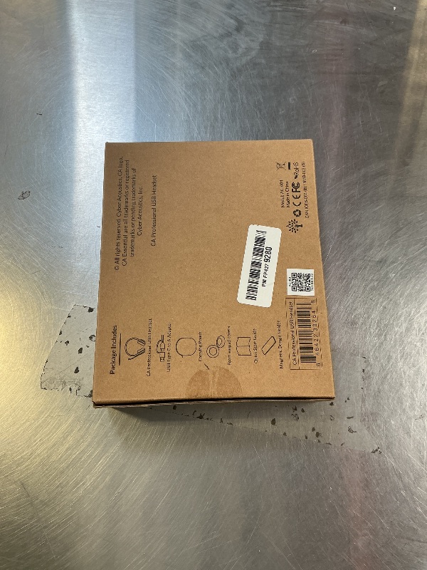 Photo 1 of Cyber Acoustics Professional USB Headset with Noise Cancelling Microphone (AC-404) Wired Headphones with Mic, Computer Headset for Home Office, Teams & Skype, USB-C/USB-A, Carry Pouch