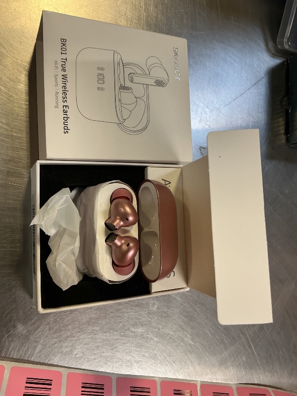 Photo 1 of Ai Translation Earbuds Real Time with Audio and Video Calls, Buletooth 5.4 Translator Earbuds with 6 Translation Modes/164 Languages/No Subscription Required, 48H Headphones Translator, Rose Powder