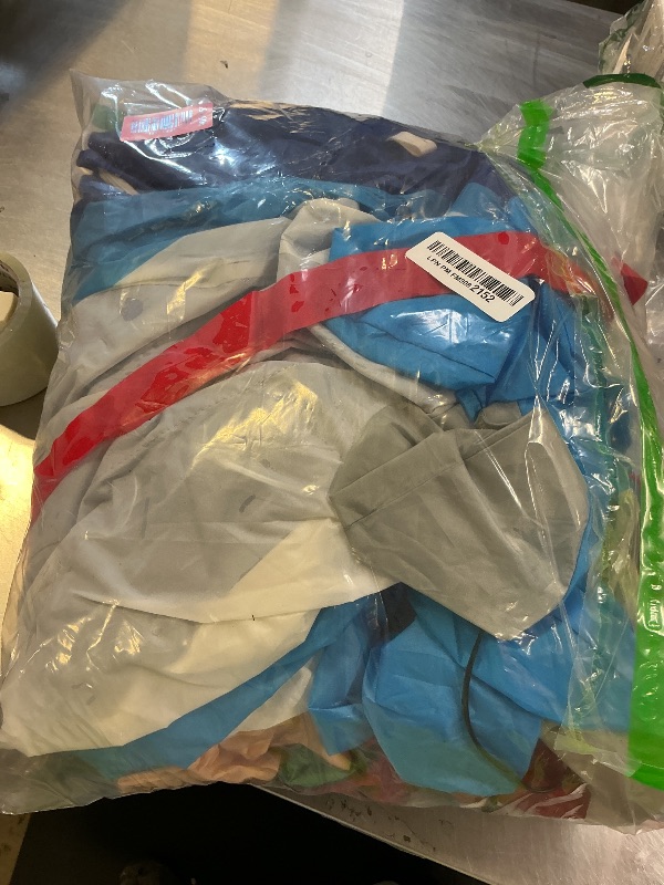 Photo 1 of Christmas Arch Inflatable Outdoor Decoration Inflatable Archway Xmas Yard Lighted Decor Banner House Festival Tall Fun Backdrop Party Holiday Party Xmas Outside Yard Lawn Family (Santa Shark)