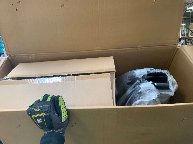 Photo 1 of Medline Comfortable Folding Wheelchair with Swing-Back, Desk-Length Arms and Elevating Footrests, 18”W x 16”D Seat