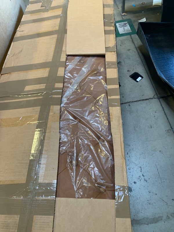 Photo 1 of Garvee 81 Inch Leather Couch for Living Room, Modern Leather Sofa with Deep Seat, Handmade Button Tufted Sofa, Chesterfield 3 Seat Couch for Apartment, Office, Cognac Tan