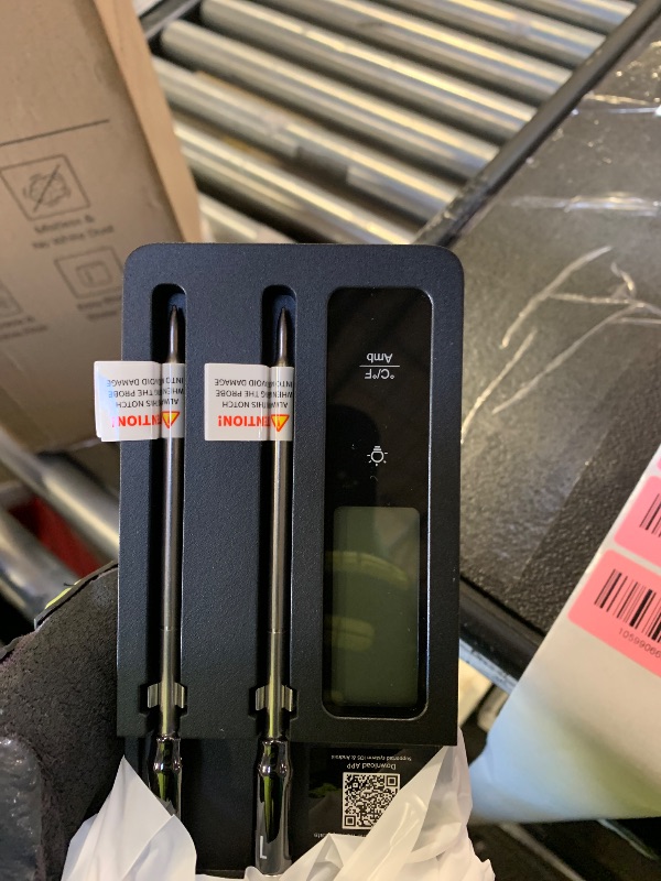 Photo 1 of Smart Wireless Meat Thermometer with Dual Probes, Bluetooth & WiFi Combo, High Precision & Fast Response for BBQ, Grill, Smoker, Oven, Air Fryer