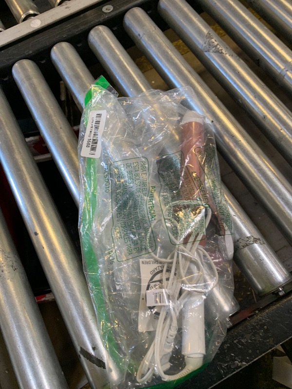 Photo 1 of Conair Double Ceramic 1 ¼-Inch Curling Iron, 1 ¼-Inch Barrel Creates Loose Curls, Hair Curler for Use on Medium & Long Hair, White/Rose Gold