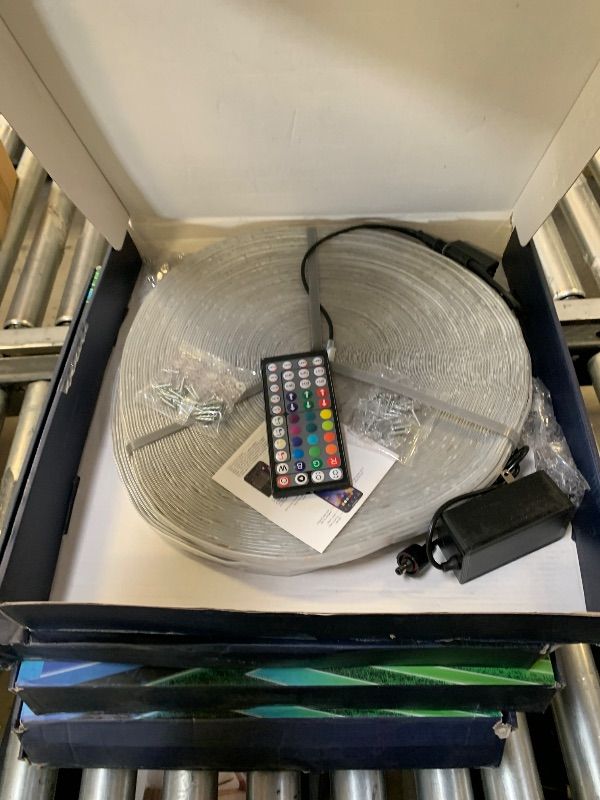 Photo 1 of zoegi 500ft Outdoor LED Strip Lights Waterproof,Music Sync RGB IP68 Outside Led Light Strips Waterproof with App and Remote,Exterior Led Rope Lights for Deck,Balcony,Roof,Garden,Pool (500FT)