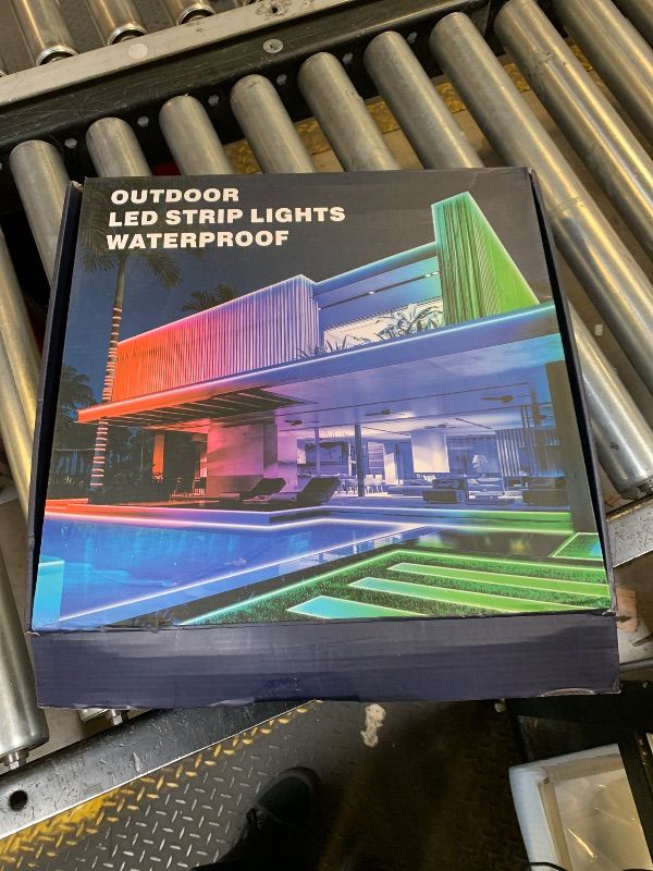 Photo 1 of zoegi 500ft Outdoor LED Strip Lights Waterproof,Music Sync RGB IP68 Outside Led Light Strips Waterproof with App and Remote,Exterior Led Rope Lights for Deck,Balcony,Roof,Garden,Pool (500FT)