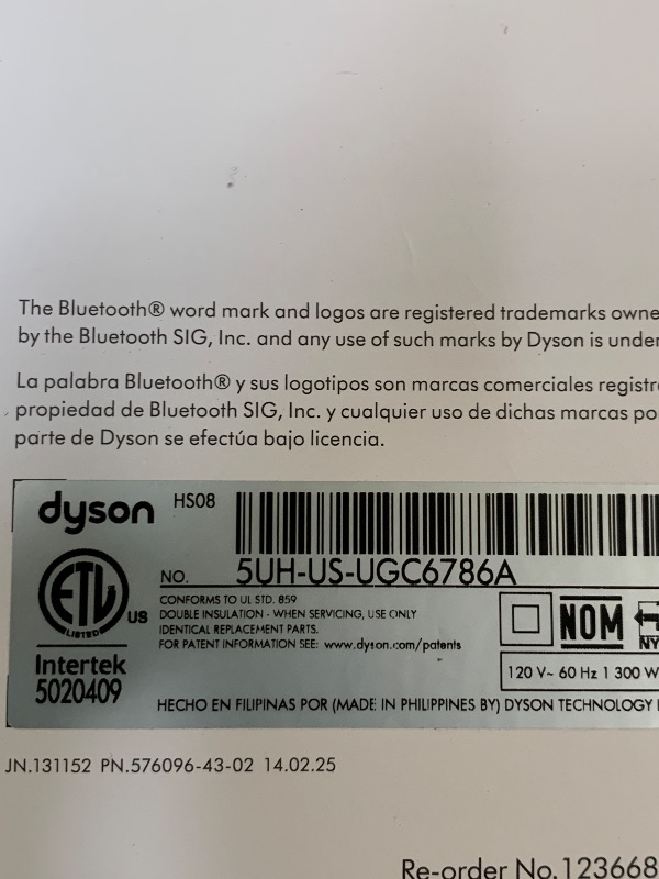 Photo 1 of Dyson Airwrap i.d. Multi-Styler, Allure Winner, Bluetooth Connected, No Heat Damage, 6-in-1 Versatility, Intelligent Hair Styler