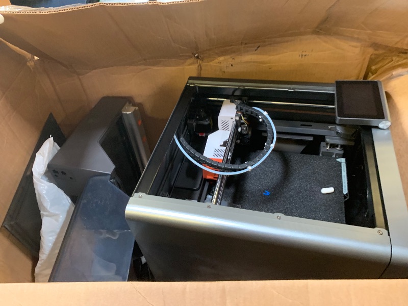 Photo 1 of Anycubic Kobra 3 V2 Combo 3D Printer, Smart Multicolor Printing Up to 600mm/s Print Speed, Active Filament Drying Enhanced Auto-Leveling for Higher Success Rates, 10.0'' x 10.0'' x 10.2''
