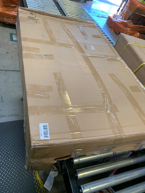 Photo 1 of Wenqik 4 Pcs 32'' High Top Cocktail Table White Round Bar Height Folding Table with Removable Legs and 4 Pcs 32x43'' Cocktail Tablecover Spandex Stretch