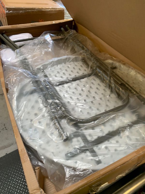 Photo 1 of Wenqik 4 Pcs 32'' High Top Cocktail Table White Round Bar Height Folding Table with Removable Legs and 4 Pcs 32x43'' Cocktail Tablecover Spandex Stretch