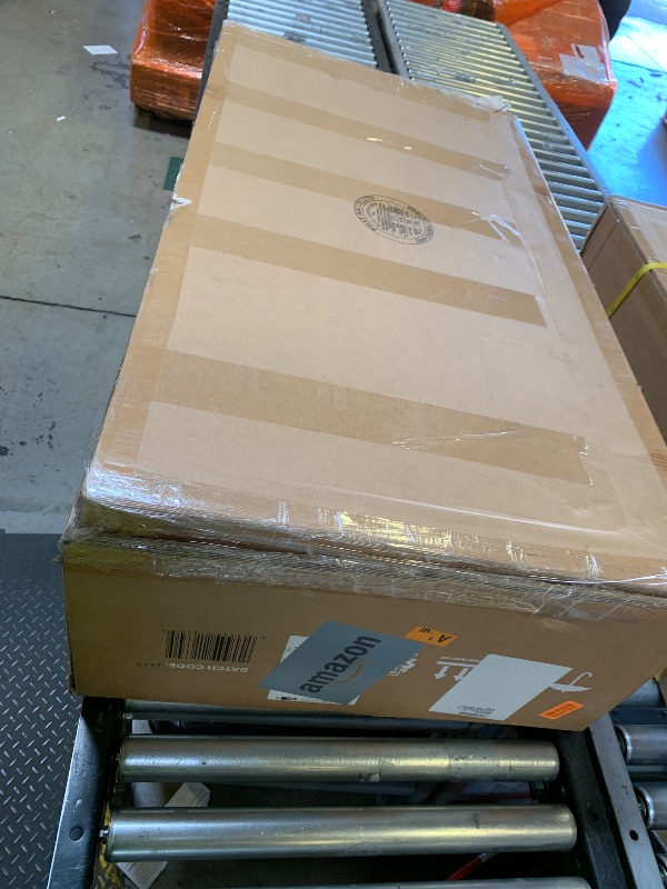 Photo 1 of SIMPLIHOME Harper Storage Cabinet - 40 inch Wide Solid Wood Medium Storage Cabinet in Walnut Brown, Mid-Century Modern Cupboard for Entryway or Dining Room with Drawers, Tapered Legs, and Shelves