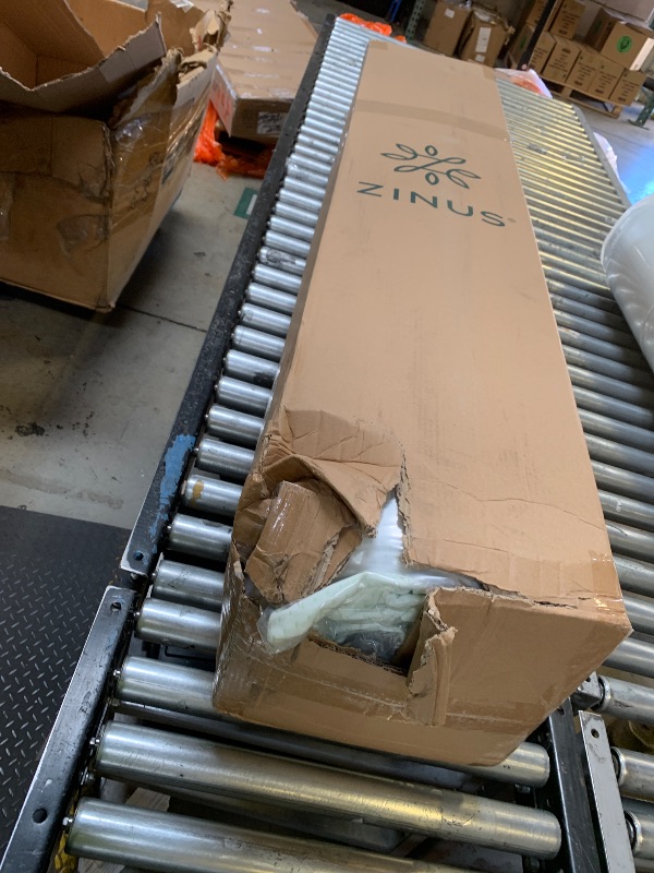 Photo 1 of Zinus 14 Inch Queen Green Tea Memory Foam Mattress, Fiberglass Free, Medium Firm Feel, Zoned Pressure Relief, Certified Safe Foams & Fabric, Mattress in A Box