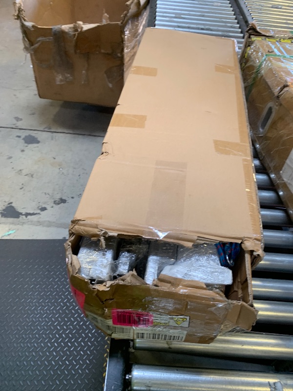 Photo 1 of Eastrexon Updated Folding Chair Rack, Heavy-Duty Folding Chair Cart w/ 4 Swivel Wheels, Holds 12 Tables or 84 Chairs, Up to 1000 LBS Capacity, 2 Binding Ropes, 1 Dust Cover, 72“L x 33”W x 74”H, Black