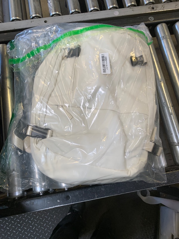 Photo 1 of SEAFEW Travel Backpack with Vacuum Seal Compression, Waterproof Carry on Backpack for Flight Approved Personal Item Bag with pump, Business Laptop Backpack with USB Charging for Hiking Gym, Beige