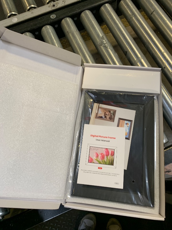 Photo 1 of BIGASUO Digital Picture Frame, 10.1" Frameo Digital Frame WiFi with 32GB Memory, 1280x800 IPS Touch Screen, Send Photos/Videos from Your Phone Anywhere, Photo Gifts for Parents and Grandparents