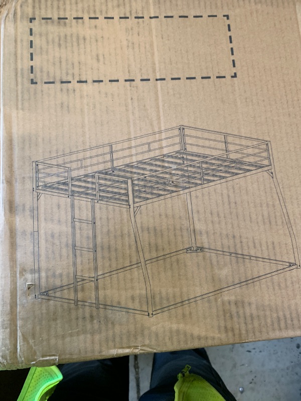 Photo 1 of  H-U Viet Man Steel Co. Full XL over Queen Bunk Bed (Model: FU139FXQGC-BK)