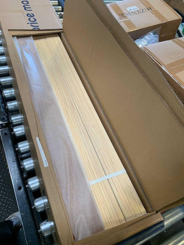 Photo 1 of Mellow Naturalista Classic - 12 Inch Solid Wood Platform Bed with Wooden Slats, No Box Spring Needed, Easy Assembly, Queen, Pine