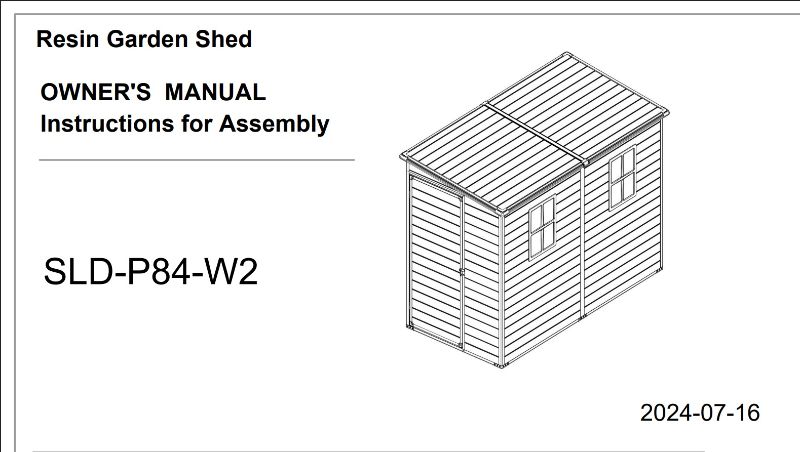 Photo 1 of BOX 1 0F 2**********Resin Garden Shed