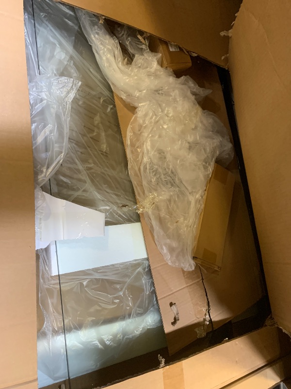 Photo 1 of Bathlink 47-48" W x 76" H Frameless Pivot Shower Door, Pivot Swing Shower Door with Clear Tempered Glass 5/16"(8mm), Reversible, Matte Black Finish, Magnetic Closing