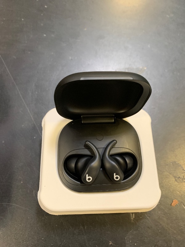 Photo 1 of Beats Powerbeats Fit - Wireless Noise Cancelling Workout Earbuds with Secure-Fit Wingtips, Up to 30-Hour Battery Life, Sweat & Water Resistant, Apple & Android Compatible - Jet Black1059909850